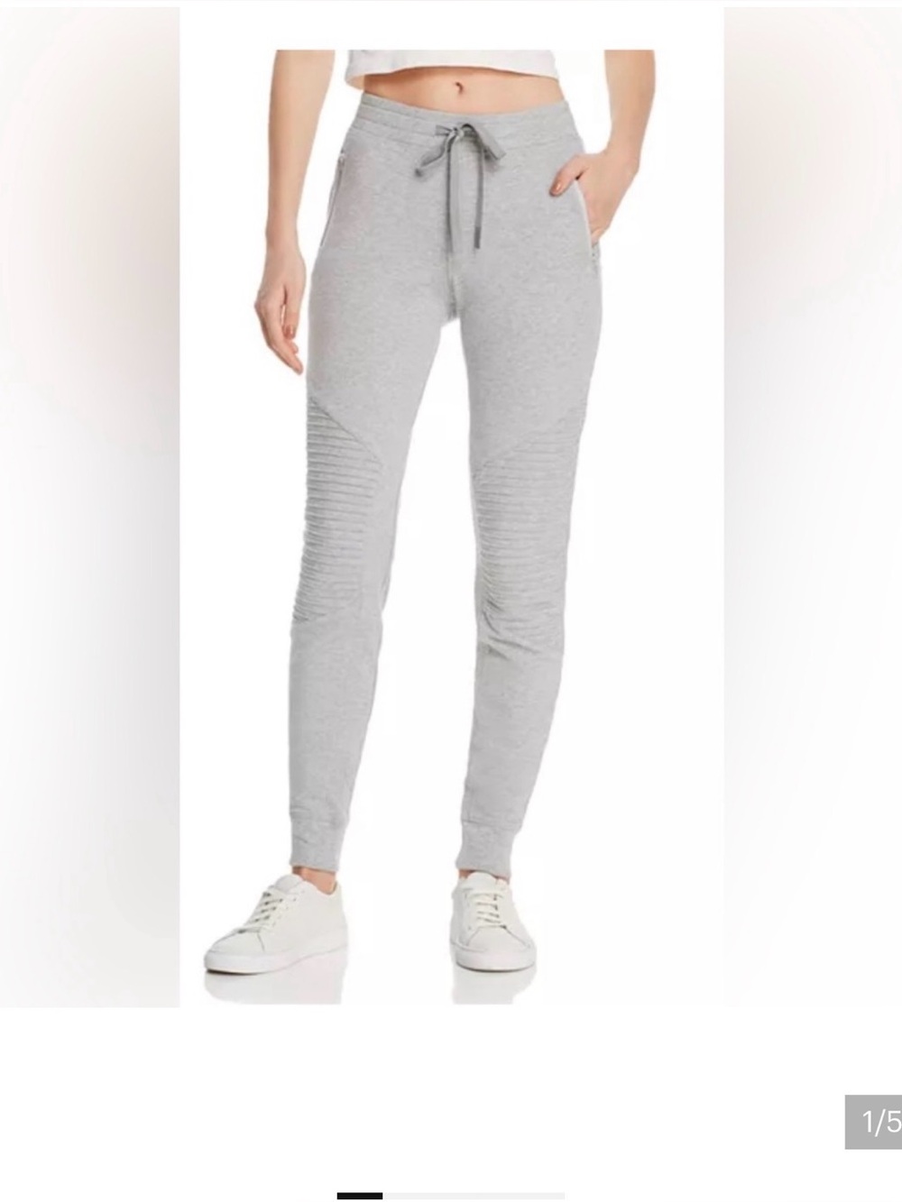 ALO Yoga Grey Urban Moto Sweatpants Size M